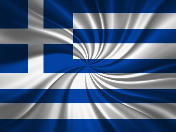 Flagga För Grekland Med Kopia Utrymme För Din Text Illustration — Stockfoto