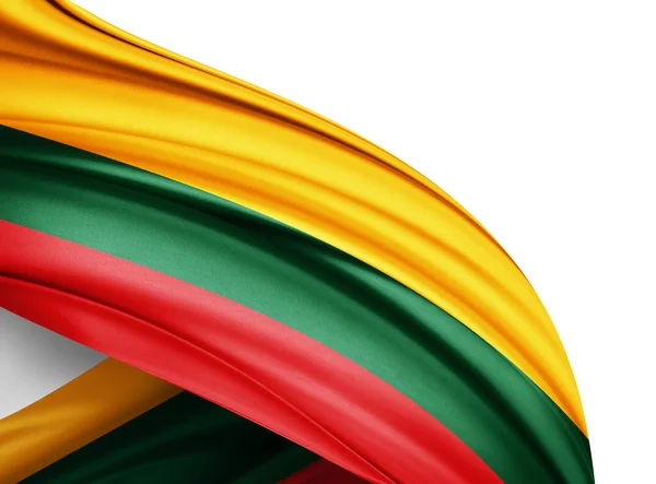 Flag Lithuania Copy Space Your Text Illustration — Stock Photo, Image