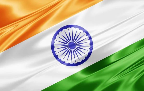 Másol Szöveg Illusztráció Hely India Zászlaja — Stock Fotó