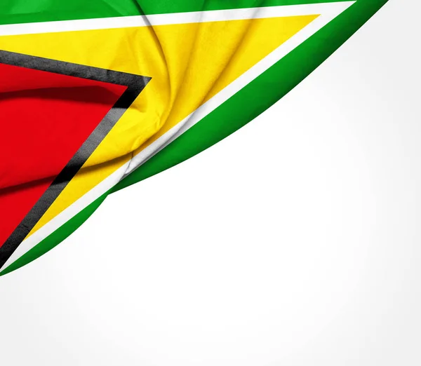 Bandera Guyana Con Espacio Copia Para Texto Ilustración —  Fotos de Stock