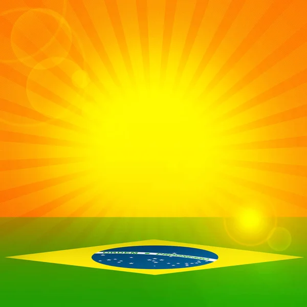 テキストや画像のコピー スペースを持つブラジルの国旗 — ストック写真