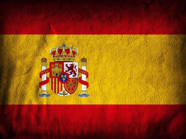 Флаг Испании Местом Копирования Текста Изображений — стоковое фото