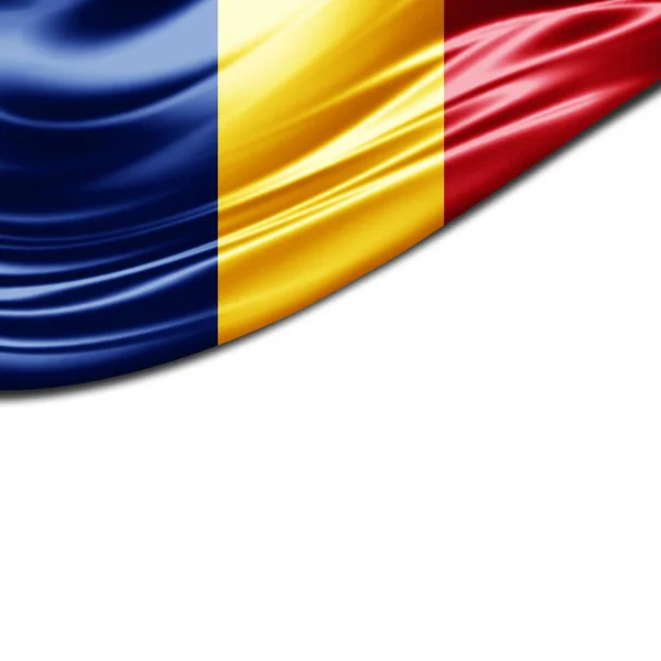 Vlajka Rumunska Kopií Prostor Pro Ilustraci Textu — Stock fotografie