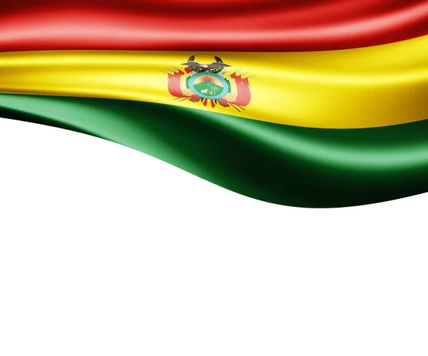 Drapeau Bolivie Avec Espace Copie Pour Votre Texte Illustration — Photo