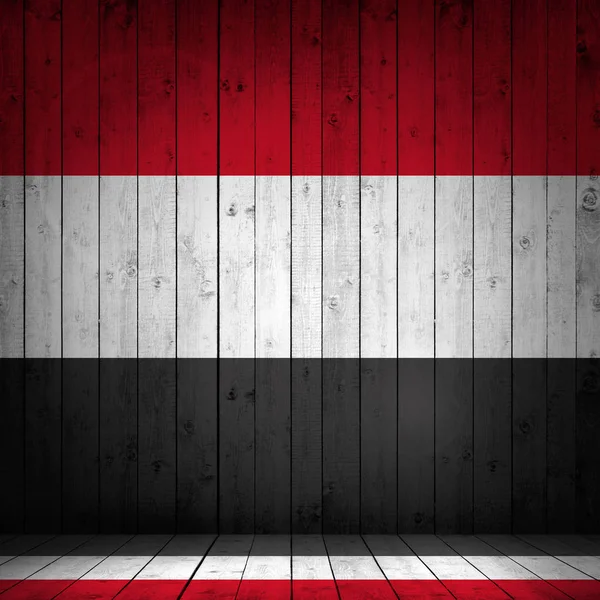 Jemeni Zászló Háttér Illusztráció — Stock Fotó