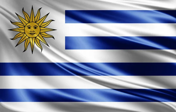 Bandera Uruguay Con Espacio Para Copiar Texto Ilustración — Foto de Stock