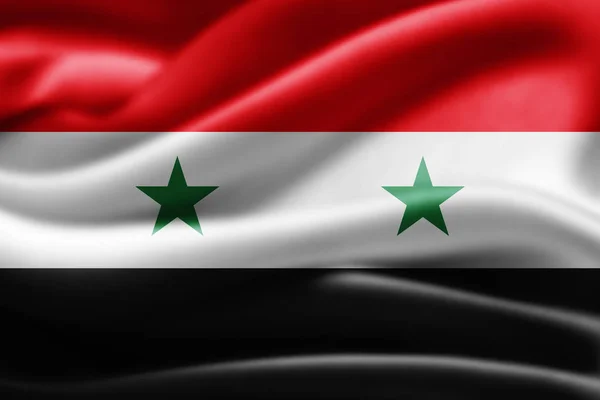 Flag Syria Copy Space Your Text Illustration — Stock Photo, Image