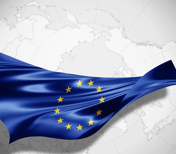 Europe union  flag  with copy space for your text or images