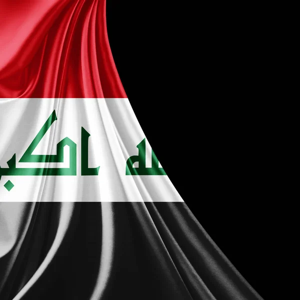 Flagge Von Irak Mit Kopierplatz Für Ihren Text Illustration — Stockfoto