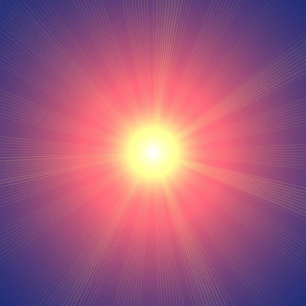 Tło Blasku Słońca Ilustracja — Zdjęcie stockowe