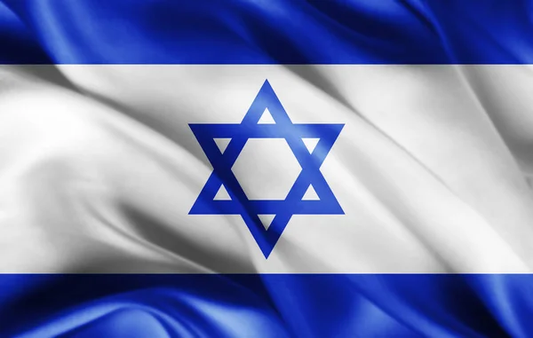 Bandera Israel Con Espacio Copia Para Texto Ilustración —  Fotos de Stock