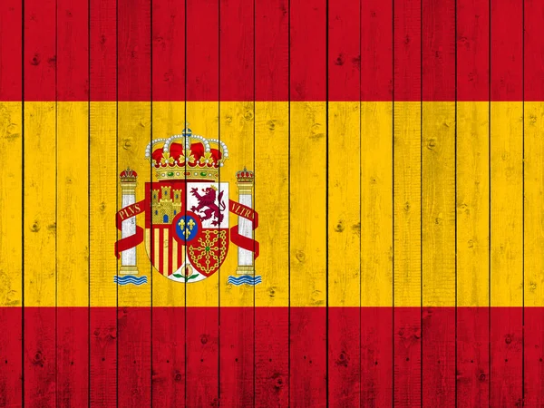 Bandeira Espanha Com Espaço Cópia Para Seu Texto Imagens — Fotografia de Stock
