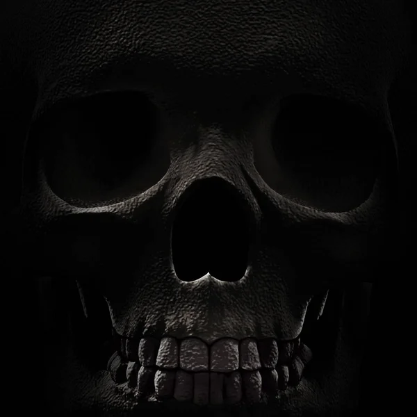  renkli insan kafatası, dekorasyon - illüstrasyon