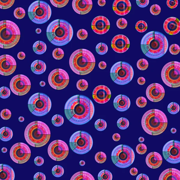 Gekleurde Textuur Met Cirkels Abstracte Achtergrond — Stockfoto