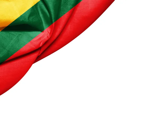Bandera Lituania Con Espacio Para Copiar Texto Ilustración — Foto de Stock