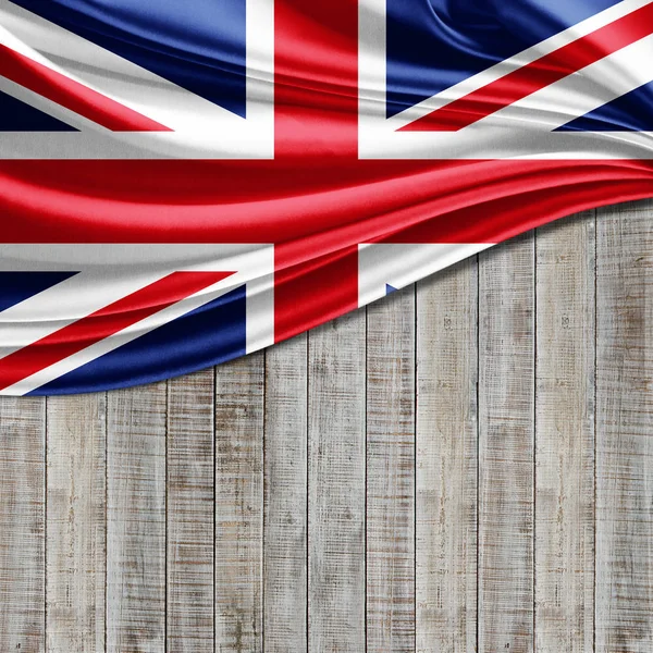 Flagge Des Vereinigten Königreichs Mit Kopierraum Für Ihren Text Illustration — Stockfoto