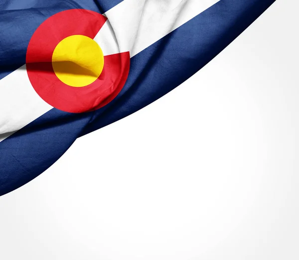 Bandeira Colorado Com Espaço Cópia Para Seu Texto Ilustração — Fotografia de Stock