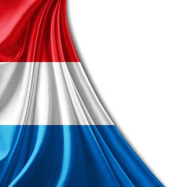 Bandera Luxemburgo Con Espacio Copia Para Texto Ilustración —  Fotos de Stock