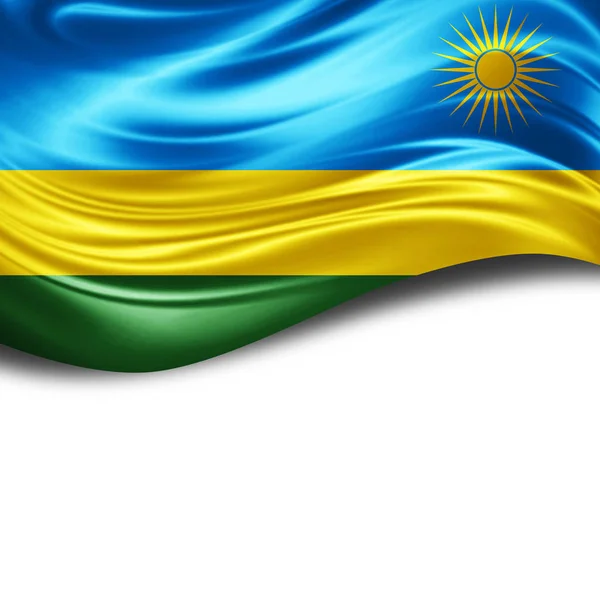 Flagge Ruandas Mit Kopierplatz Für Ihren Text Illustration — Stockfoto