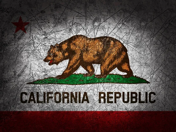 California bayrağı ile kopya alanı metin veya resimler 