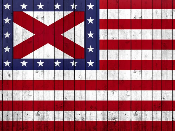 Bandeira Alabama Com Espaço Cópia Para Seu Texto Imagens — Fotografia de Stock