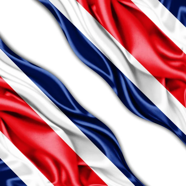 Flagge Von Costa Rica Mit Kopierplatz Für Ihren Text Illustration — Stockfoto