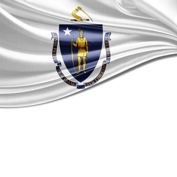 Drapeau Massachusetts Avec Espace Copie Pour Votre Texte Vos Images — Photo