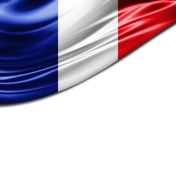 Vlag Van Frankrijk Met Kopie Ruimte Voor Tekst Illustratie — Stockfoto