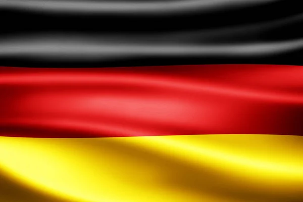 Flagge Von Deutschland Mit Kopierplatz Für Ihren Text Illustration — Stockfoto