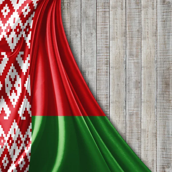 Σημαία Της Λευκορωσίας Αντίγραφο Χώρο Για Κείμενο Απεικόνιση — Φωτογραφία Αρχείου