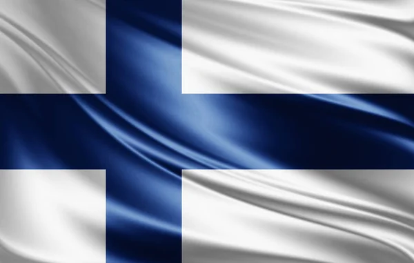 Flag Finland Copy Space Your Text Illustration — Stock Photo, Image