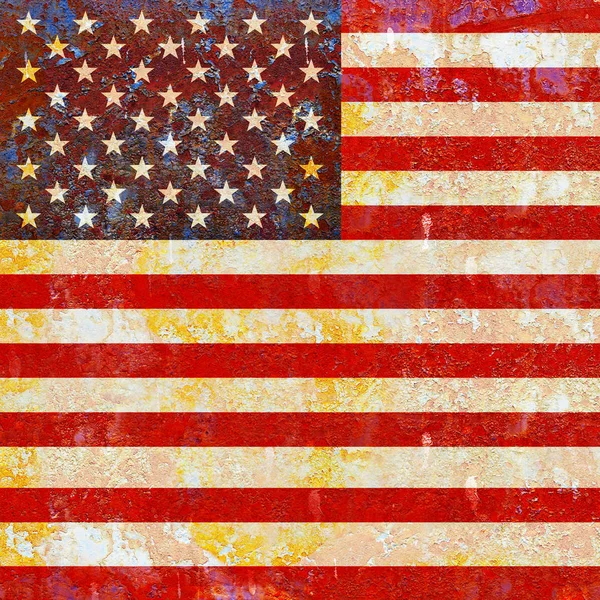 Flagge Der Usa Mit Kopierplatz Für Ihren Text Illustration — Stockfoto