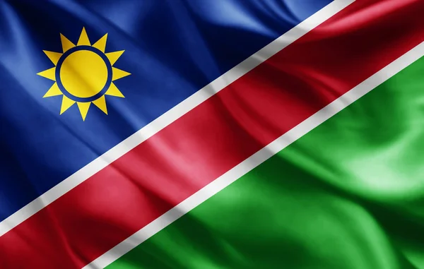 Flag Namibia Copy Space Your Text Illustration — Stock Photo, Image