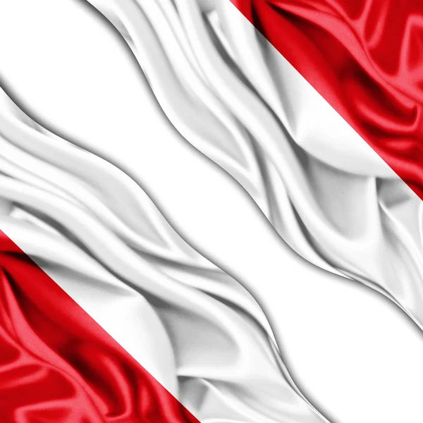 テキスト イラストのコピー スペースを持つインドネシアの旗 — ストック写真