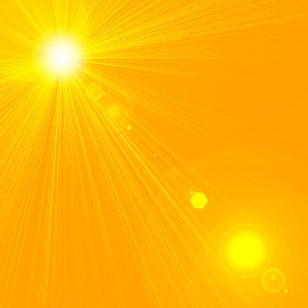 Abstrakter Hintergrund Mit Sonnenstrahlen Illustration — Stockfoto