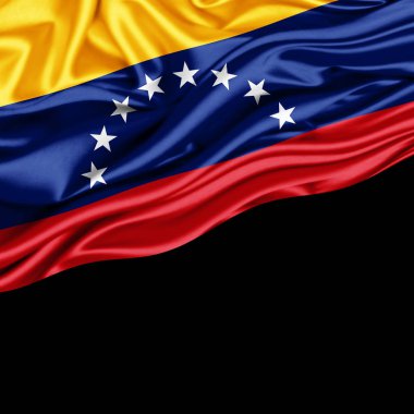 Venezuela bayrağı ile kopya alanı metin - 3d çizim için    