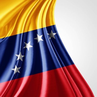 Venezuela bayrağı ile kopya alanı metin - 3d çizim için    