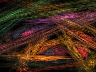 Fraktal arka plan, fütüristik doku