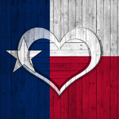 Texas arka plan kopya alanı için metin - 3d çizim ile    