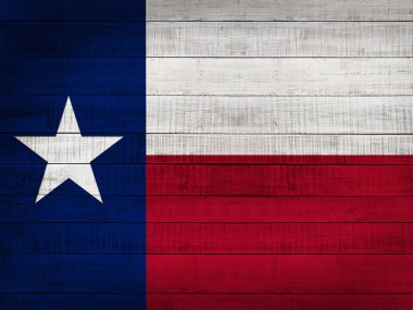 Texas bayrağı ile kopya alanı metin veya resimler 