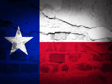 Texas arka plan kopya alanı için metin - 3d çizim ile    