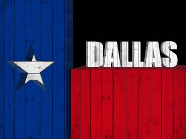 Texas bayrağı ile kopya alanı metin veya resimler 