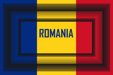  Romanya bayrağı ile kopya alanı metin veya resimler 
