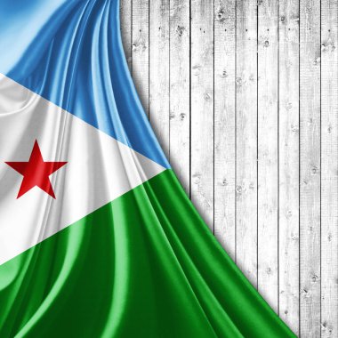 Cibuti bayrağı ile kopya alanı metin - 3d çizim için    