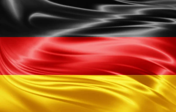 Bandera Alemania Con Espacio Copia Para Texto Ilustración — Foto de Stock