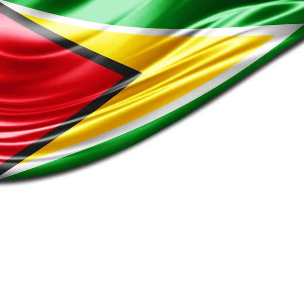 Flagge Von Guyana Mit Kopierplatz Für Ihren Text Illustration — Stockfoto