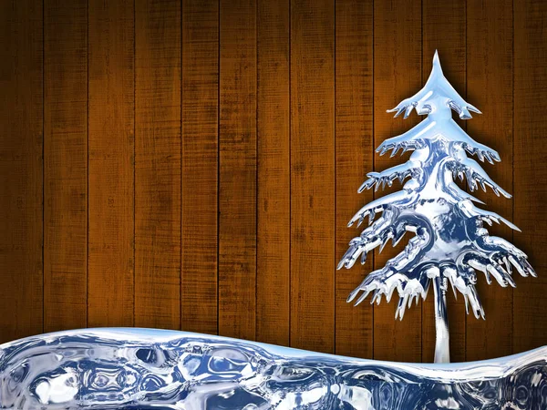 Zilveren Kerstboom Vakantie Achtergrond Textuur — Stockfoto