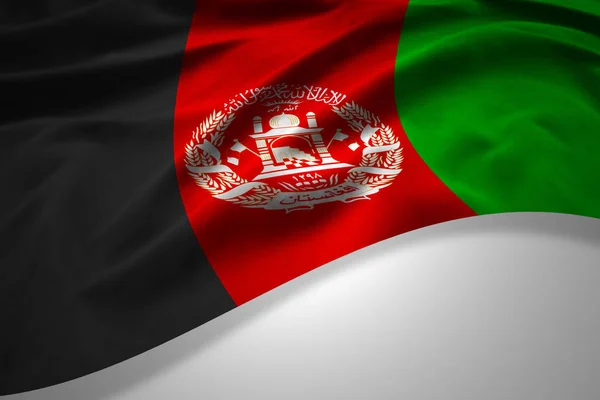 Flag Afghanistan Copy Space Your Text Illustration — Stock Photo, Image