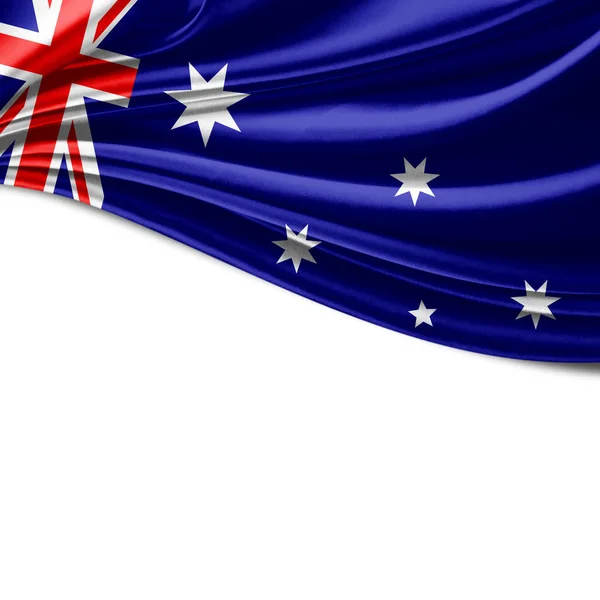 Bandera Australia Con Espacio Copia Para Texto Ilustración —  Fotos de Stock