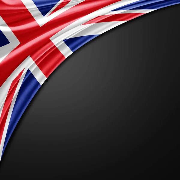 Bandeira Reino Unido Com Espaço Cópia Para Seu Texto Ilustração — Fotografia de Stock